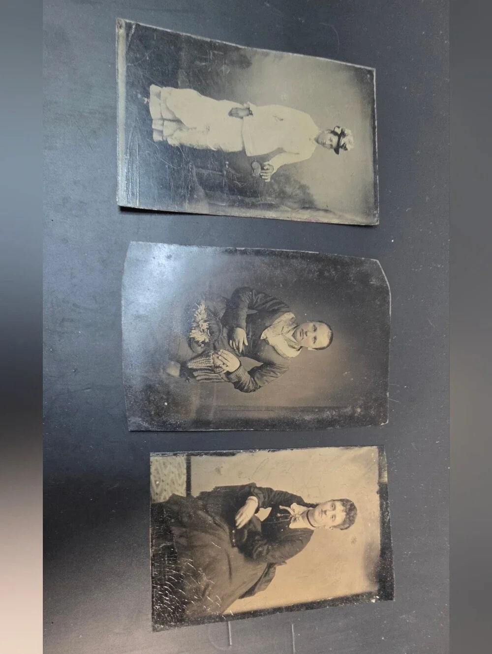 Tin Type Photos set three
